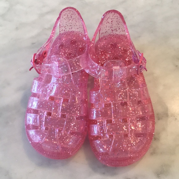 womens glitter jelly shoes